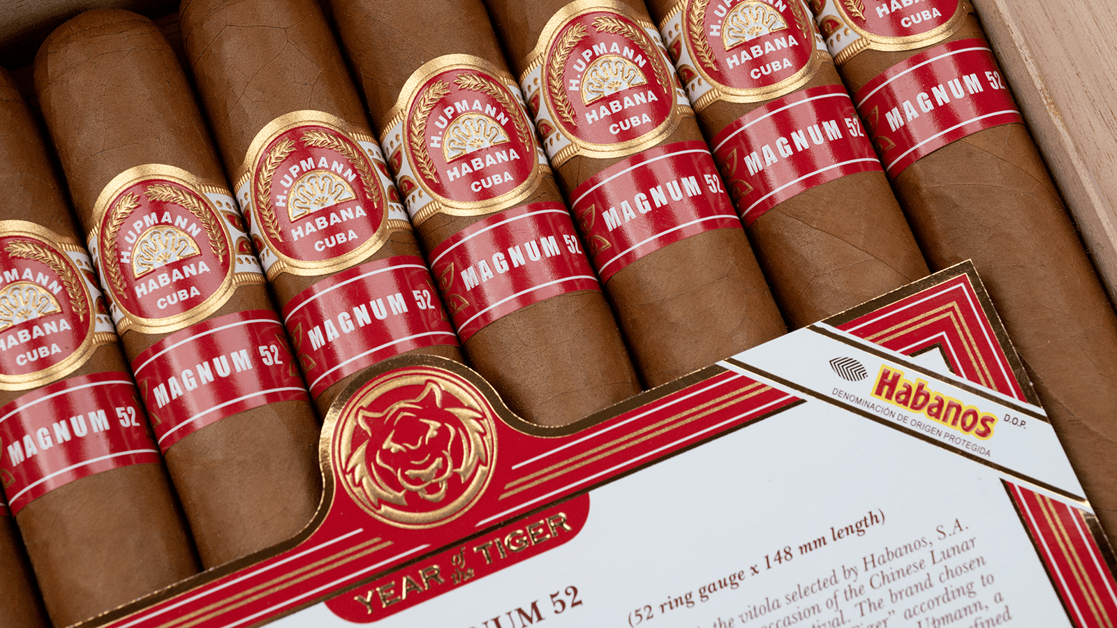 H. Upmann Magnum 52 Year of the Tiger 2022 (Box of 18) - Image 3